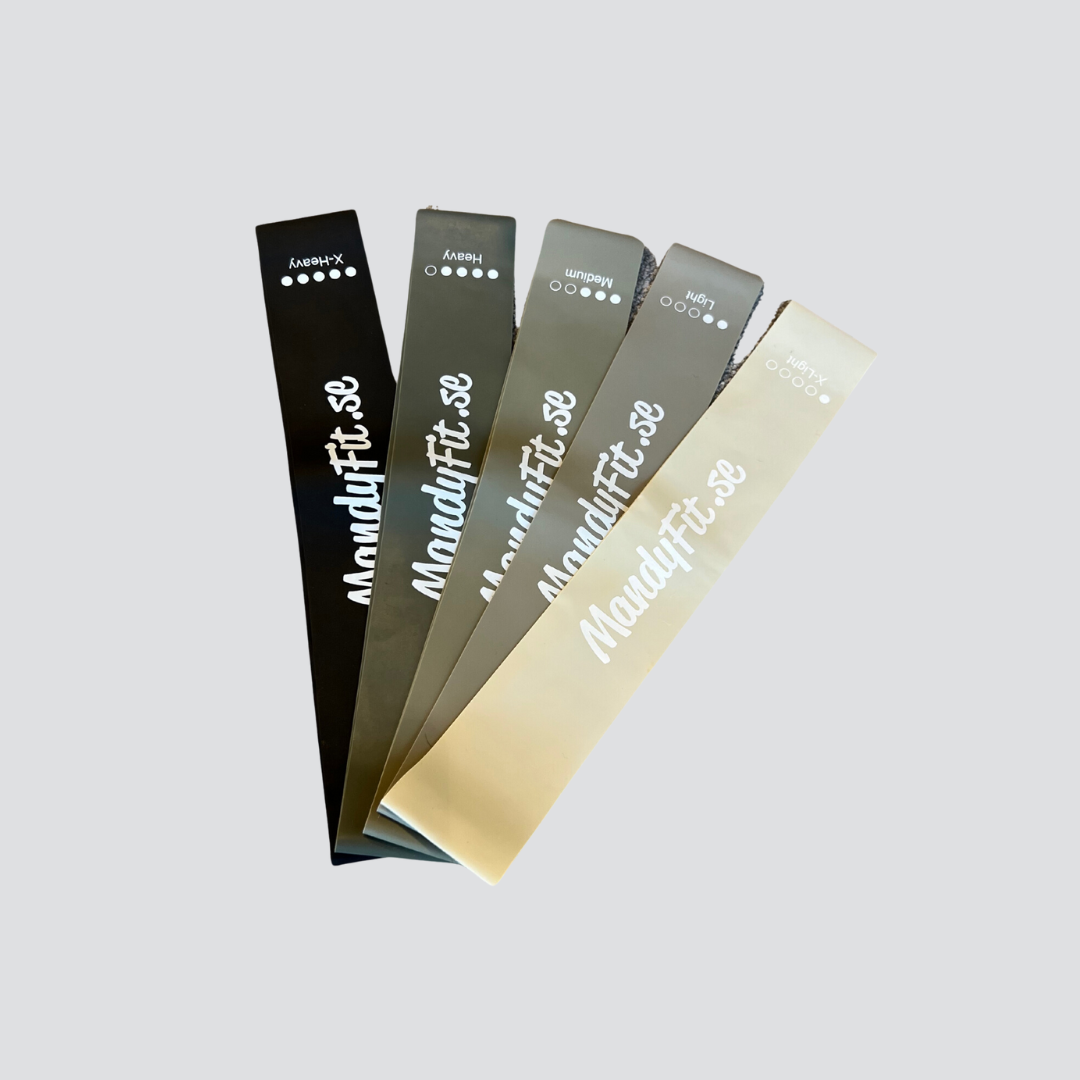 MandyFit - Träningsband 5-pack