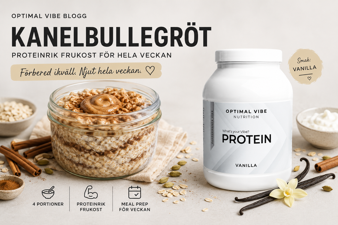 Kanelbullegröt med protein