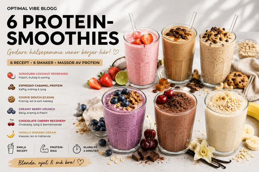 6 Proteinsmoothies som gör din hälsoresa godare