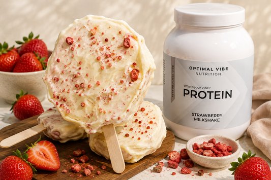 Protein Magnum med Strawberry & White Chocolate