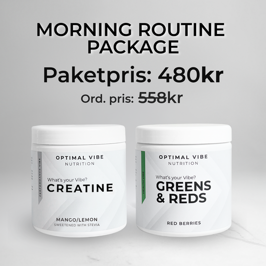 Morning Routine Bundle - Greens & Reds + Kreatin